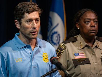 Mayor Jacob Frey Addresses Press Beside Hennepin Sheriff Witt