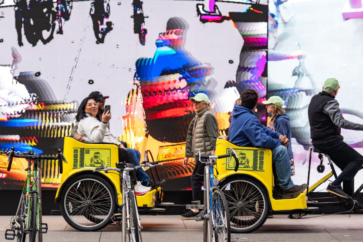 Pedicab at the Flickr MODE Photography Festival