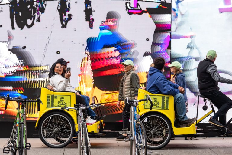 Pedicab at the Flickr MODE Photography Festival