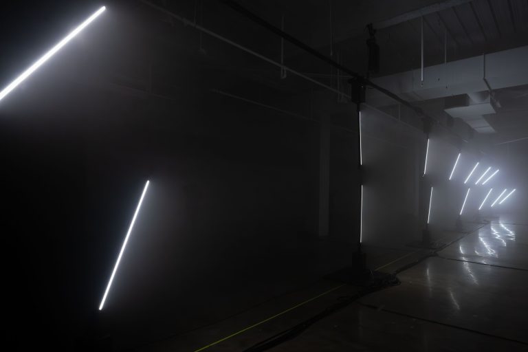 "Satellites" by NONOTAK art installtion, MODE Festival 1