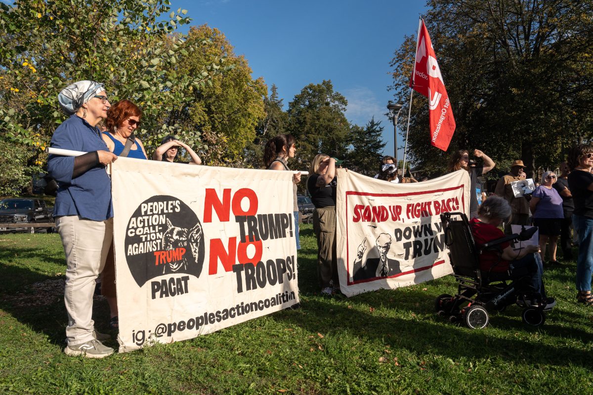 People's Action Coalition Against Trump Banner