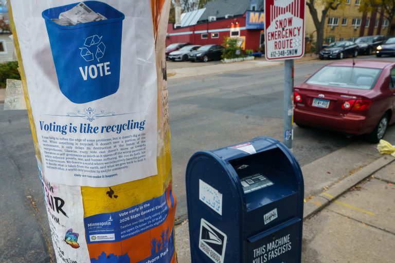 Voting is like recycling flyer in Minneapolis