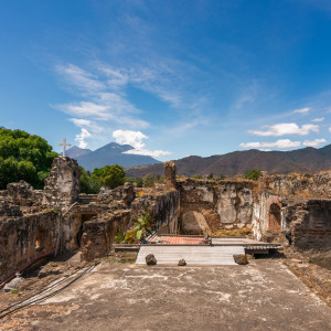 Santuario San Francisco el Grande. A church in Antigua that was built in 1702. Santuario San Francisco el Grande. A church in Antigua that was built in 1702.