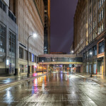 Downtown Minneapolis during the COVID-19 coronavirus outbreak.