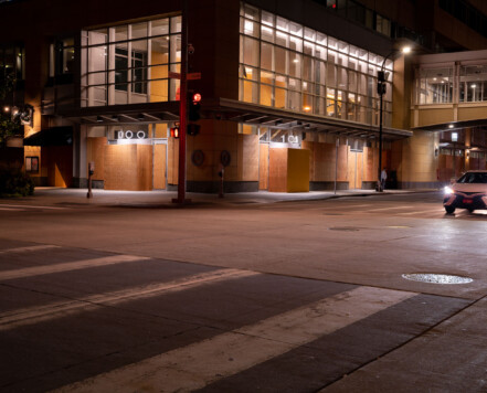Target World Headquarters located at 1000 Nicollet Mall in Minneapolis. Boarded up during the 2020 unrest. Target World Headquarters located at 1000 Nicollet Mall in Minneapolis. Boarded up during the 2020 unrest.
