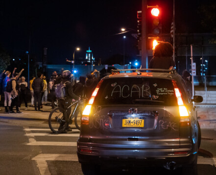 Protesters at the fifth precinct after Derek Chauvin makes bail. Protesters at the fifth precinct after Derek Chauvin makes bail.