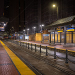 The Government Plaza LRT stop in downtown Minneapolis.