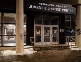 Around a hundred joined a NYE nationwide call for protest supporting those imprisoned by the state. The Minneapolis Police, State Patrol, Golden Valley PD, Hennepin Sheriffs, & state aerial surveillance descended on the area to arrest dozens after the jail was spray-painted.