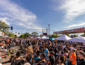 The community gathered at 38th and Chicago (George Floyd Square) throughout the day on the 1-year anniversary of George Floyd’s murder.