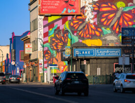 The colors of Lake Street in South Minneapolis.