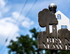 A Bryn Mawr neigborhood sign in Minneapolis.