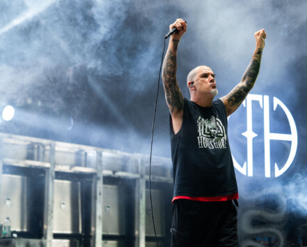 Pantera performing at Rock Fest in Cadott, Wisconsin on July 13, 2023. Pantera performing at Rock Fest in Cadott, Wisconsin on July 13, 2023.