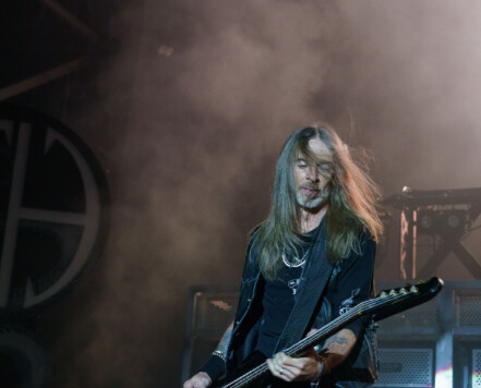 Pantera performing at Rock Fest in Cadott, Wisconsin on July 13, 2023. Pantera performing at Rock Fest in Cadott, Wisconsin on July 13, 2023.