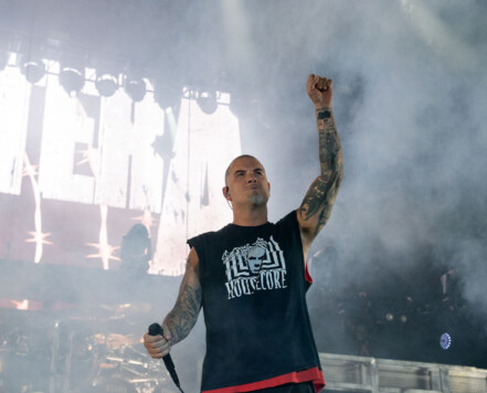 Pantera performing at Rock Fest in Cadott, Wisconsin on July 13, 2023. Pantera performing at Rock Fest in Cadott, Wisconsin on July 13, 2023.