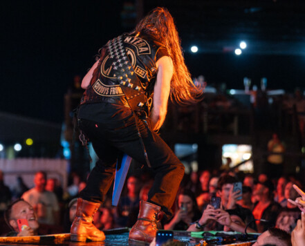 Pantera performing at Rock Fest in Cadott, Wisconsin on July 13, 2023. Pantera performing at Rock Fest in Cadott, Wisconsin on July 13, 2023.