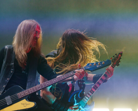 Pantera performing at Rock Fest in Cadott, Wisconsin on July 13, 2023. Pantera performing at Rock Fest in Cadott, Wisconsin on July 13, 2023.