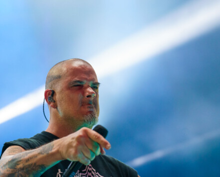 Pantera performing at Rock Fest in Cadott, Wisconsin on July 13, 2023. Pantera performing at Rock Fest in Cadott, Wisconsin on July 13, 2023.