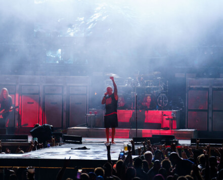 Pantera performing at Rock Fest in Cadott, Wisconsin on July 13, 2023. Pantera performing at Rock Fest in Cadott, Wisconsin on July 13, 2023.