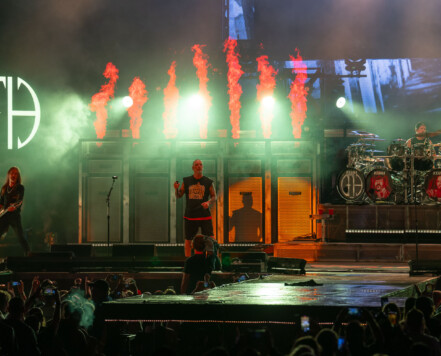 Pantera performing at Rock Fest in Cadott, Wisconsin on July 13, 2023. Pantera performing at Rock Fest in Cadott, Wisconsin on July 13, 2023.