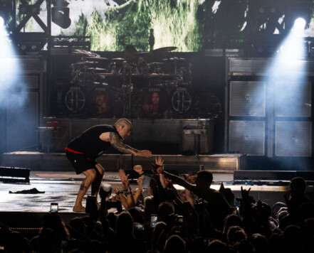 Pantera performing at Rock Fest in Cadott, Wisconsin on July 13, 2023. Pantera performing at Rock Fest in Cadott, Wisconsin on July 13, 2023.