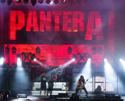 Pantera performing at Rock Fest in Cadott, Wisconsin on July 13, 2023. Pantera performing at Rock Fest in Cadott, Wisconsin on July 13, 2023.
