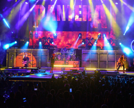 Pantera performing at Rock Fest in Cadott, Wisconsin on July 13, 2023. Pantera performing at Rock Fest in Cadott, Wisconsin on July 13, 2023.