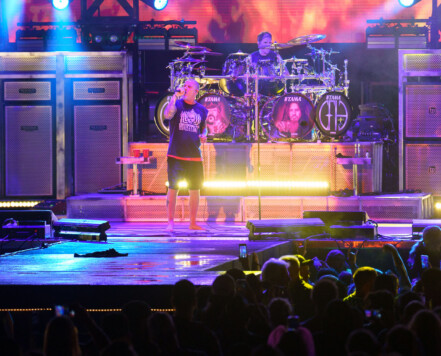 Pantera performing at Rock Fest in Cadott, Wisconsin on July 13, 2023. Pantera performing at Rock Fest in Cadott, Wisconsin on July 13, 2023.