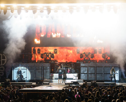 Pantera performing at Rock Fest in Cadott, Wisconsin on July 13, 2023. Pantera performing at Rock Fest in Cadott, Wisconsin on July 13, 2023.