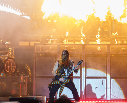 Pantera performing at Rock Fest in Cadott, Wisconsin on July 13, 2023. Pantera performing at Rock Fest in Cadott, Wisconsin on July 13, 2023.