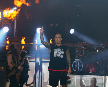 Pantera performing at Rock Fest in Cadott, Wisconsin on July 13, 2023. Pantera performing at Rock Fest in Cadott, Wisconsin on July 13, 2023.