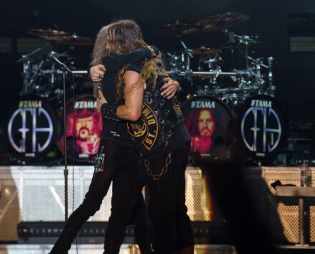 Pantera performing at Rock Fest in Cadott, Wisconsin on July 13, 2023. Pantera performing at Rock Fest in Cadott, Wisconsin on July 13, 2023.