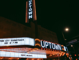 Recently re-opened Uptown Theater in Uptown Minneapolis. At the corner of Lagoon and Hennepin avenue.