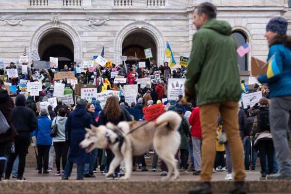 "The Russia Russia Russia Thing" protest sign.Protesters at the Minnesota State Capitol in St. Paul, Minnesota on March 4, 2025.  Taking place on the afternoon of President Trump’s first address to joint session in congress, they are protesting the actions of the Trump Administration and Elon Musk’s involvement. The protest was organized as part of the “50501” protests taking place around the country. This is the first of two planned protests this week. Another is planned for Saturday at the State Capitol. "The Russia Russia Russia Thing" protest sign.Protesters at the Minnesota State Capitol in St. Paul, Minnesota on March 4, 2025.  Taking place on the afternoon of President Trump’s first address to joint session in congress, they are protesting the actions of the Trump Administration and Elon Musk’s involvement. The protest was organized as part of the “50501” protests taking place around the country. This is the first of two planned protests this week. Another is planned for Saturday at the State Capitol.